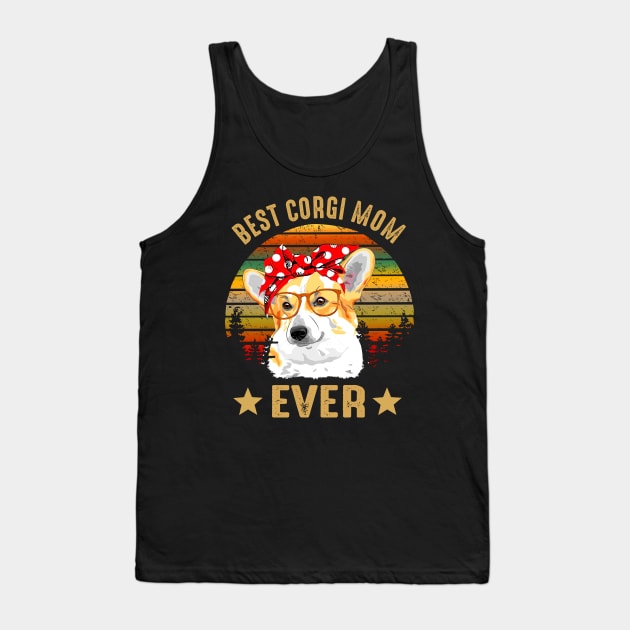 Best Corgi Mom Ever Tank Top by gotravele store